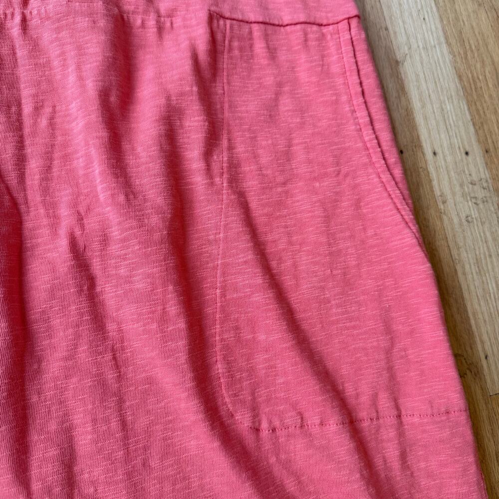J. Jill Pink Organic Cotton Slub Knit Sleeveless Tank Swing Dress Size L Casual - Picture 7 of 8
